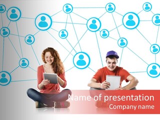 Connect Connection Mobile PowerPoint Template