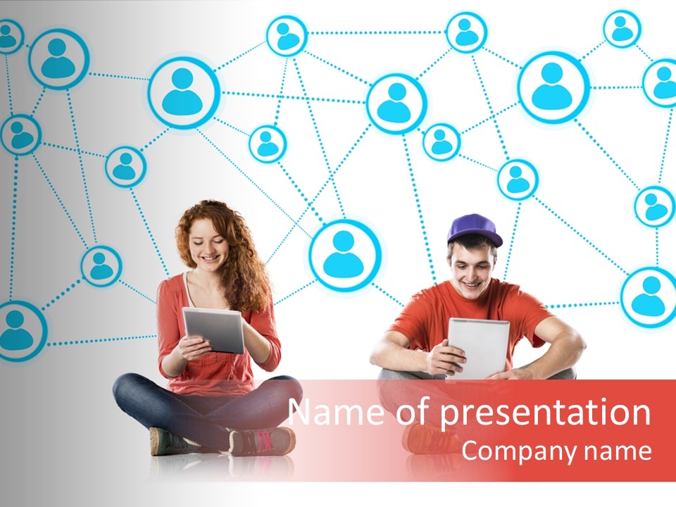 Connect Connection Mobile PowerPoint Template