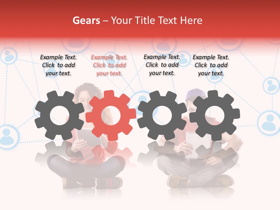 Connect Connection Mobile PowerPoint Template