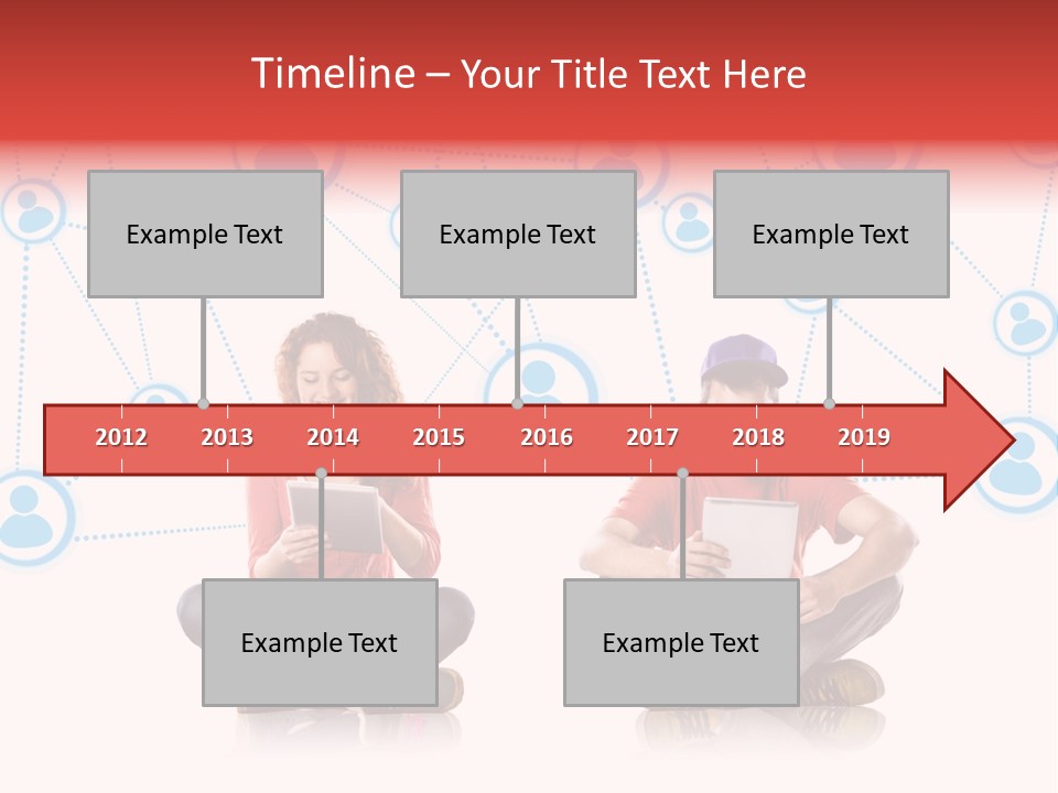 Connect Connection Mobile PowerPoint Template