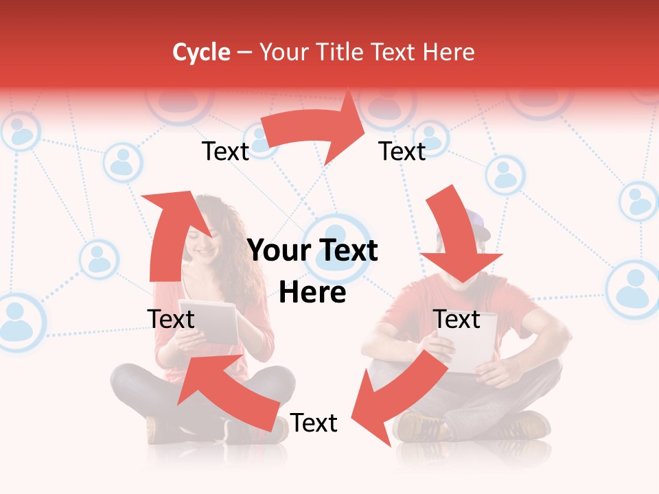 Connect Connection Mobile PowerPoint Template