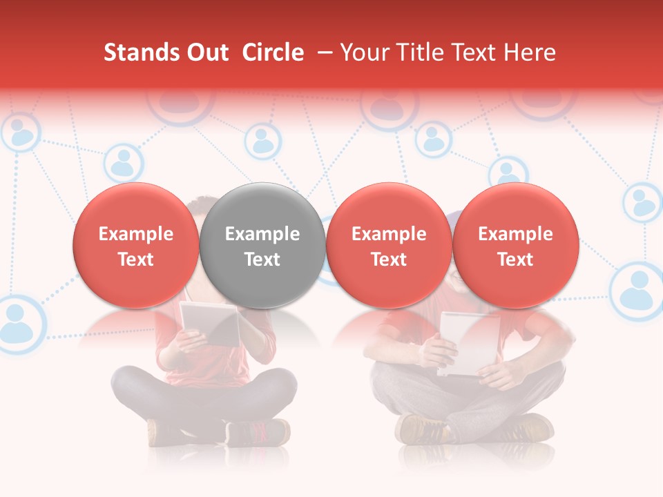 Connect Connection Mobile PowerPoint Template