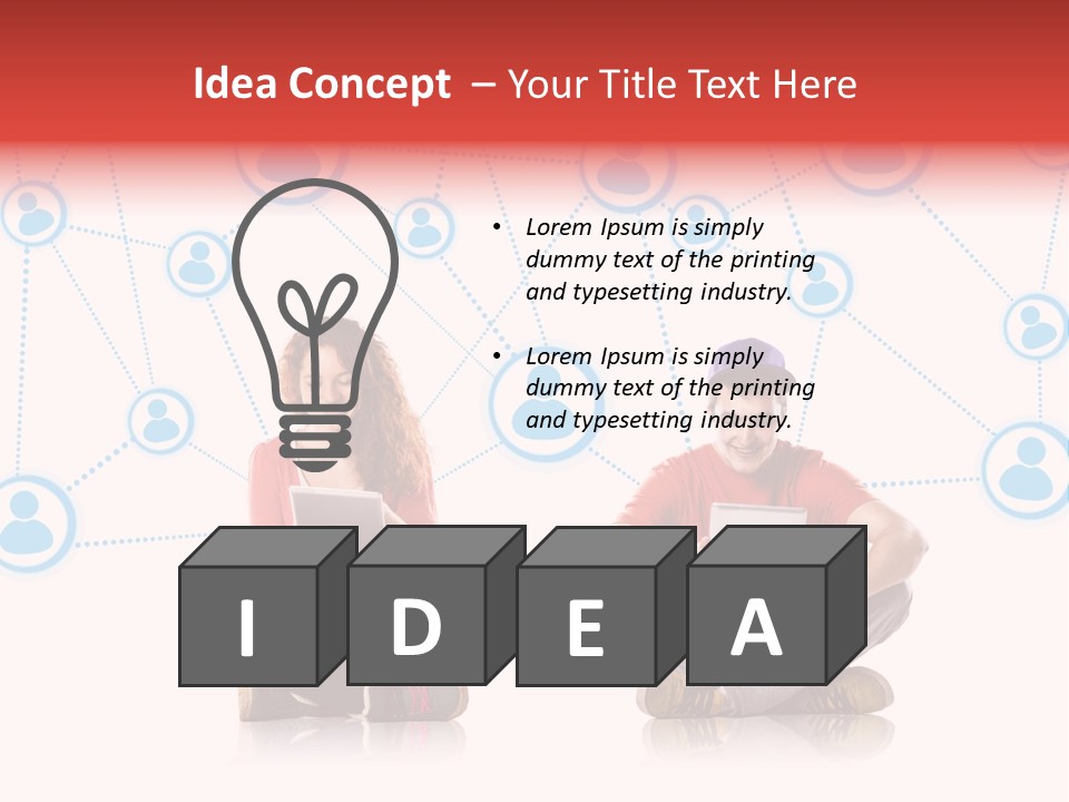 Connect Connection Mobile PowerPoint Template