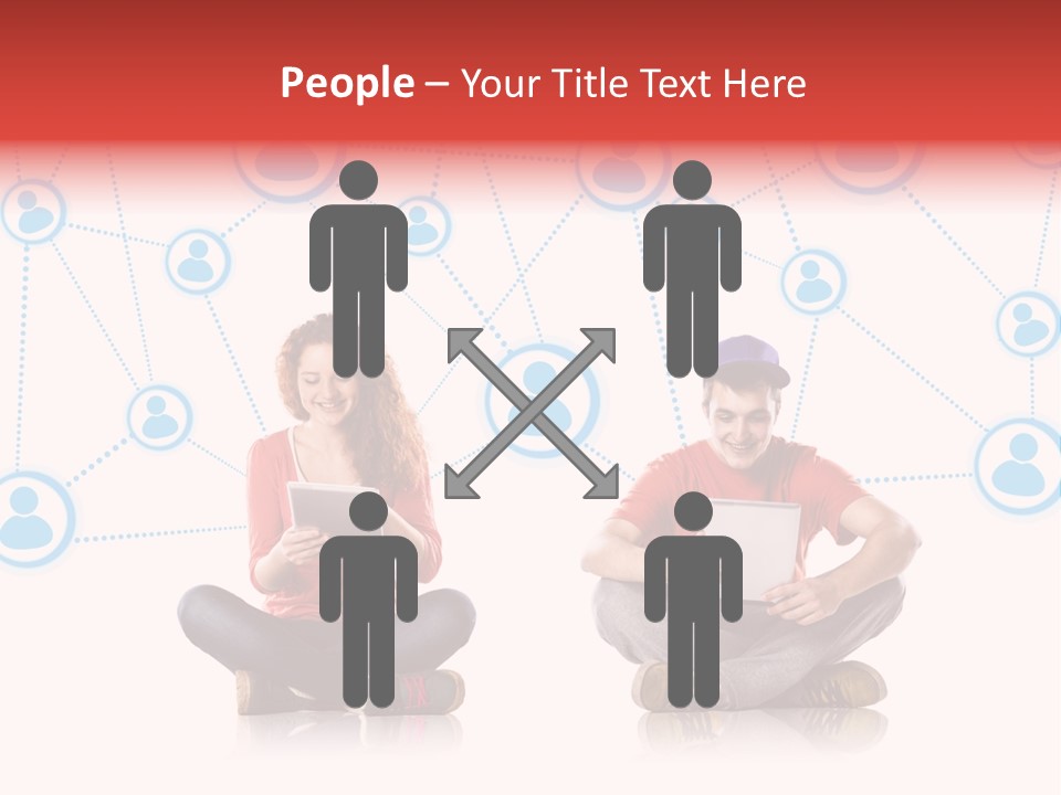 Connect Connection Mobile PowerPoint Template