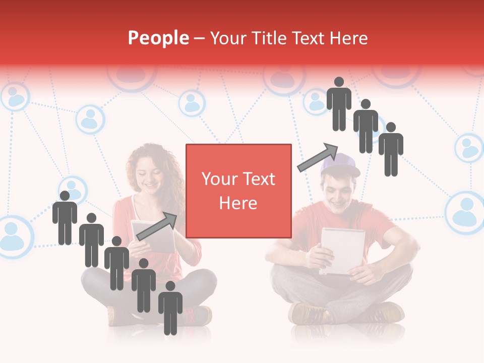 Connect Connection Mobile PowerPoint Template