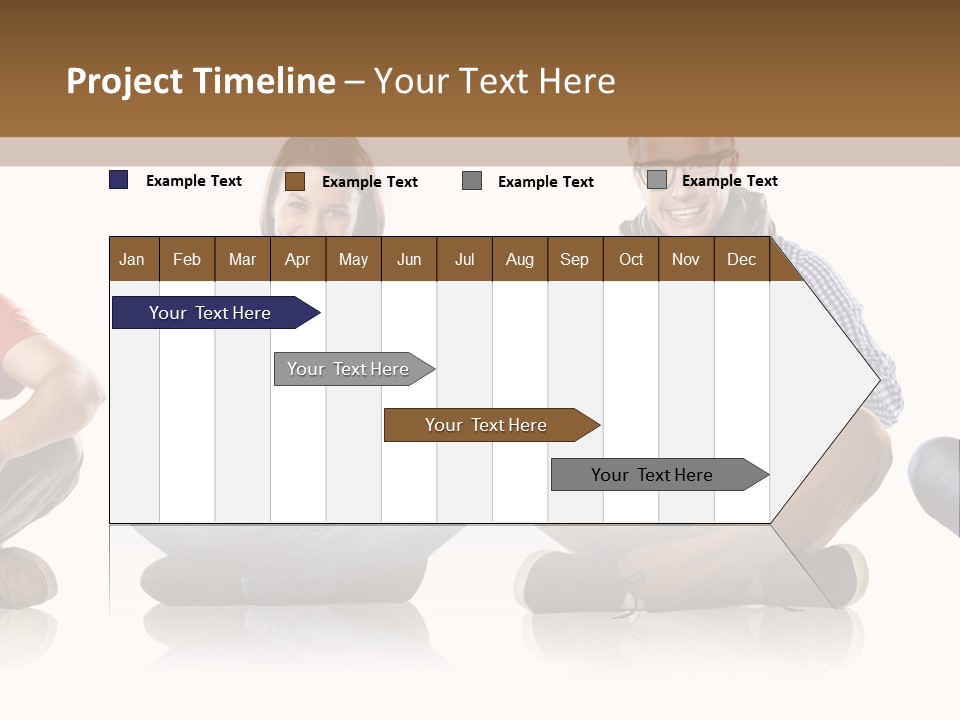Studio Female Happy PowerPoint Template