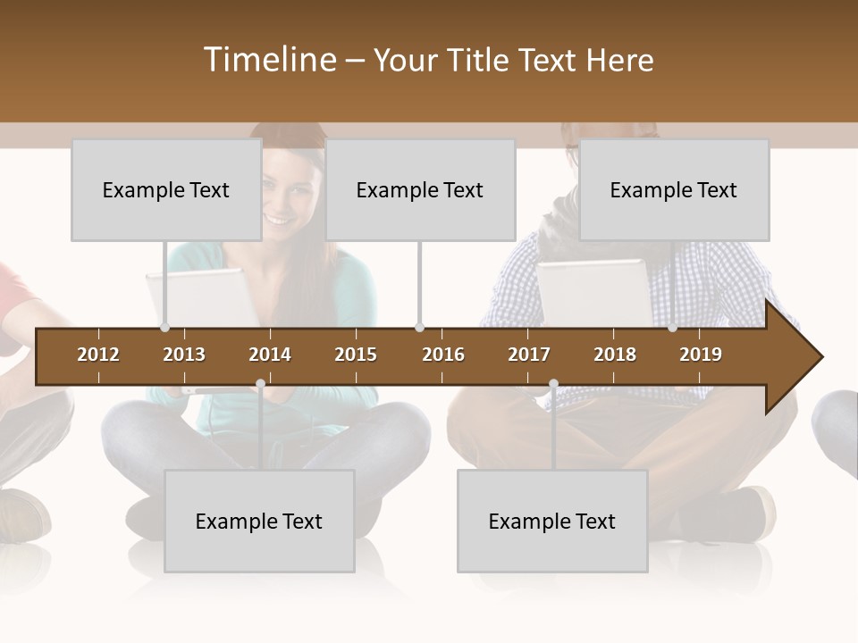 Studio Female Happy PowerPoint Template