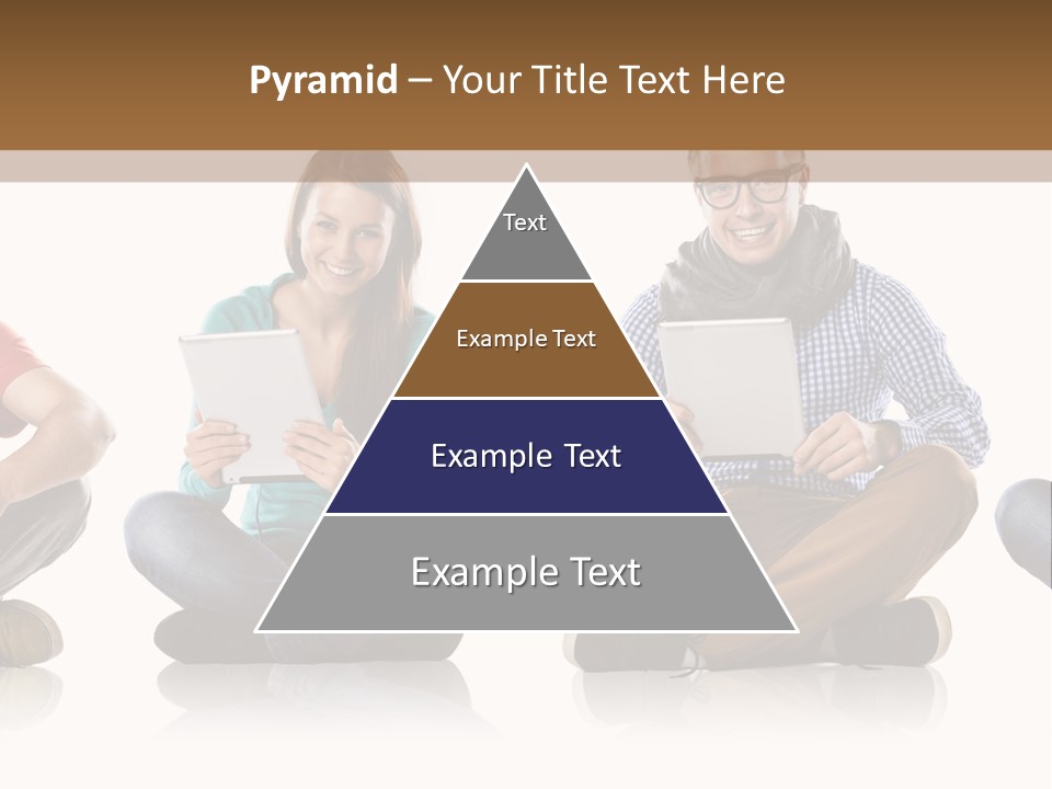 Studio Female Happy PowerPoint Template