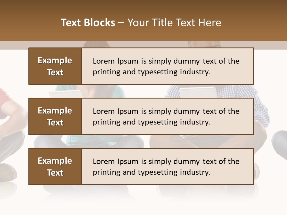 Studio Female Happy PowerPoint Template