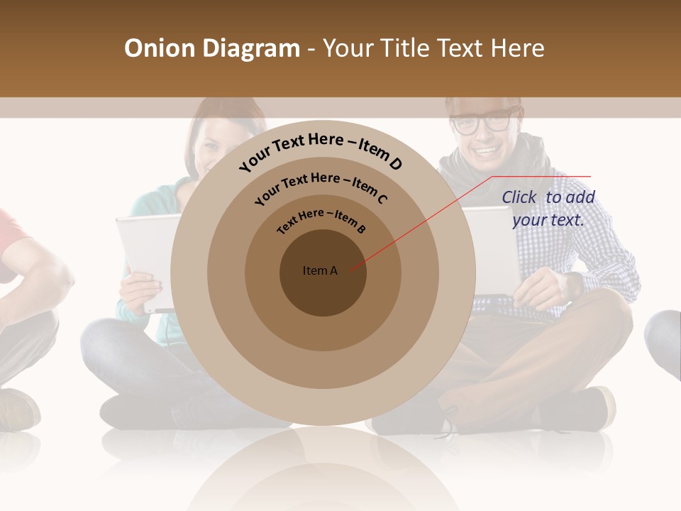 Studio Female Happy PowerPoint Template