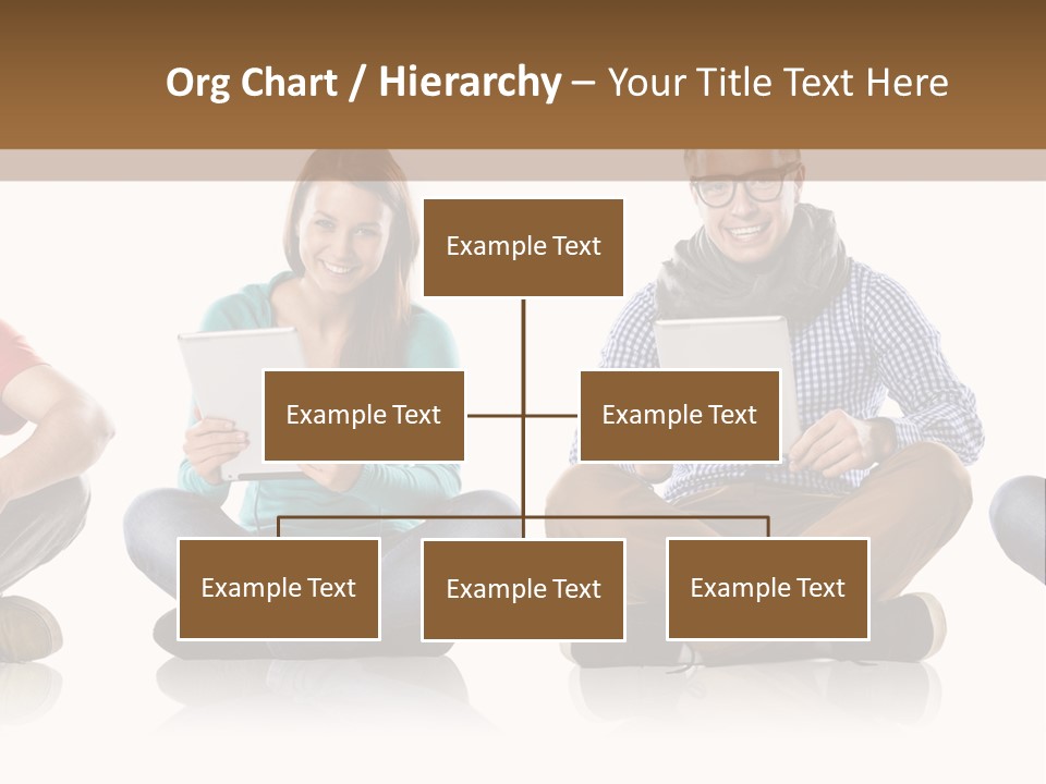 Studio Female Happy PowerPoint Template