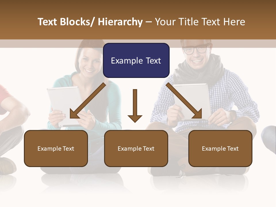 Studio Female Happy PowerPoint Template