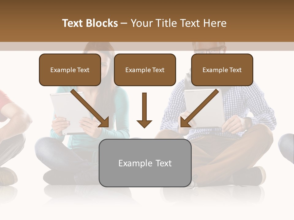Studio Female Happy PowerPoint Template