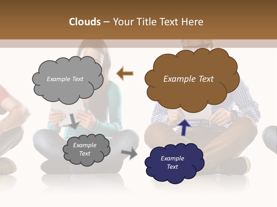 Studio Female Happy PowerPoint Template