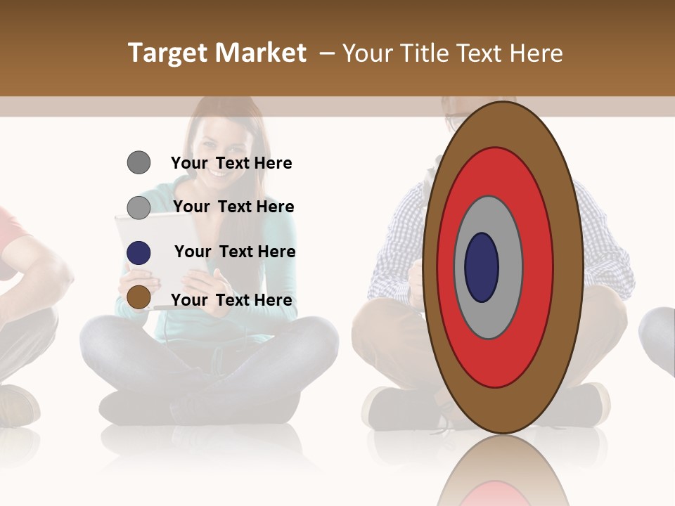 Studio Female Happy PowerPoint Template