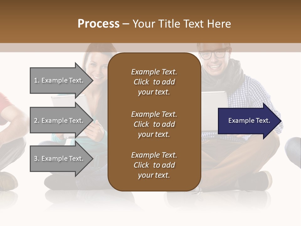 Studio Female Happy PowerPoint Template