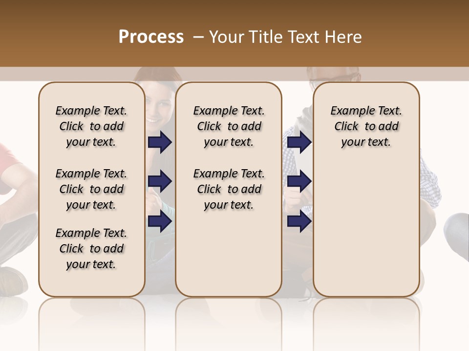 Studio Female Happy PowerPoint Template