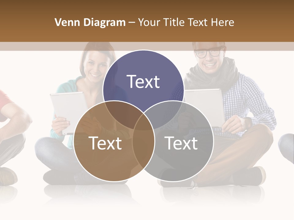 Studio Female Happy PowerPoint Template