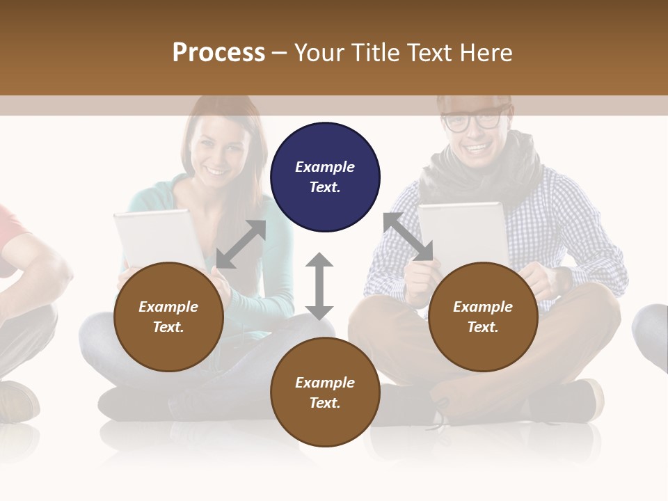 Studio Female Happy PowerPoint Template