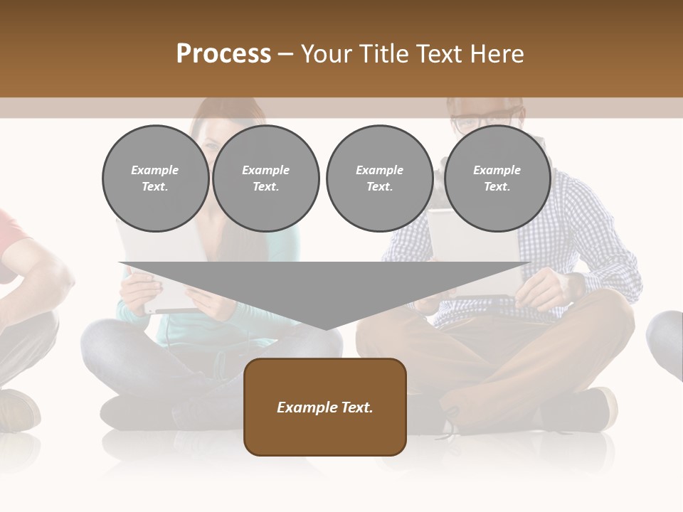 Studio Female Happy PowerPoint Template