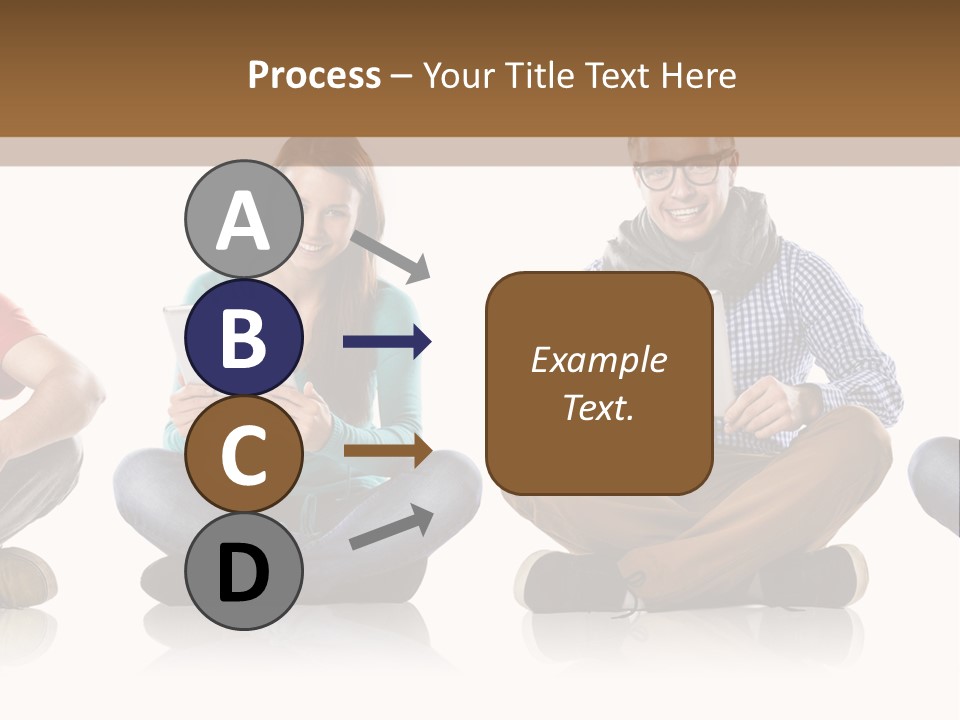 Studio Female Happy PowerPoint Template