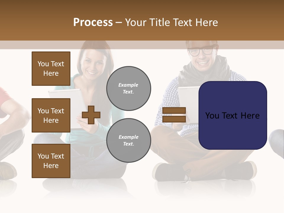 Studio Female Happy PowerPoint Template