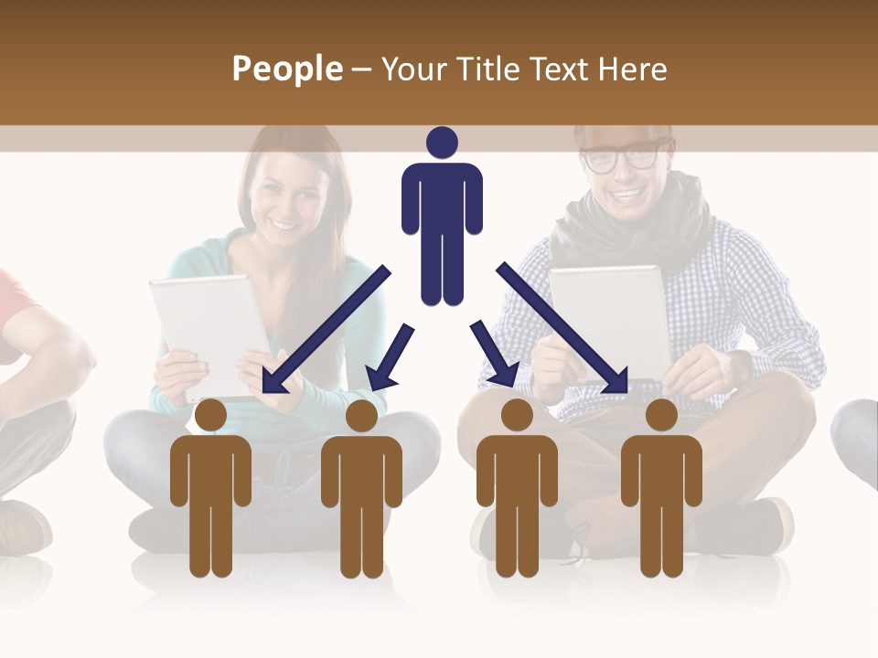 Studio Female Happy PowerPoint Template