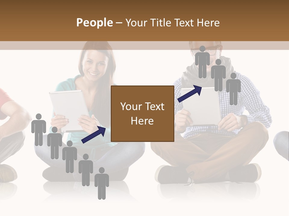 Studio Female Happy PowerPoint Template