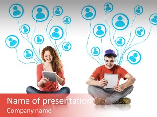 Network Like Technology PowerPoint Template