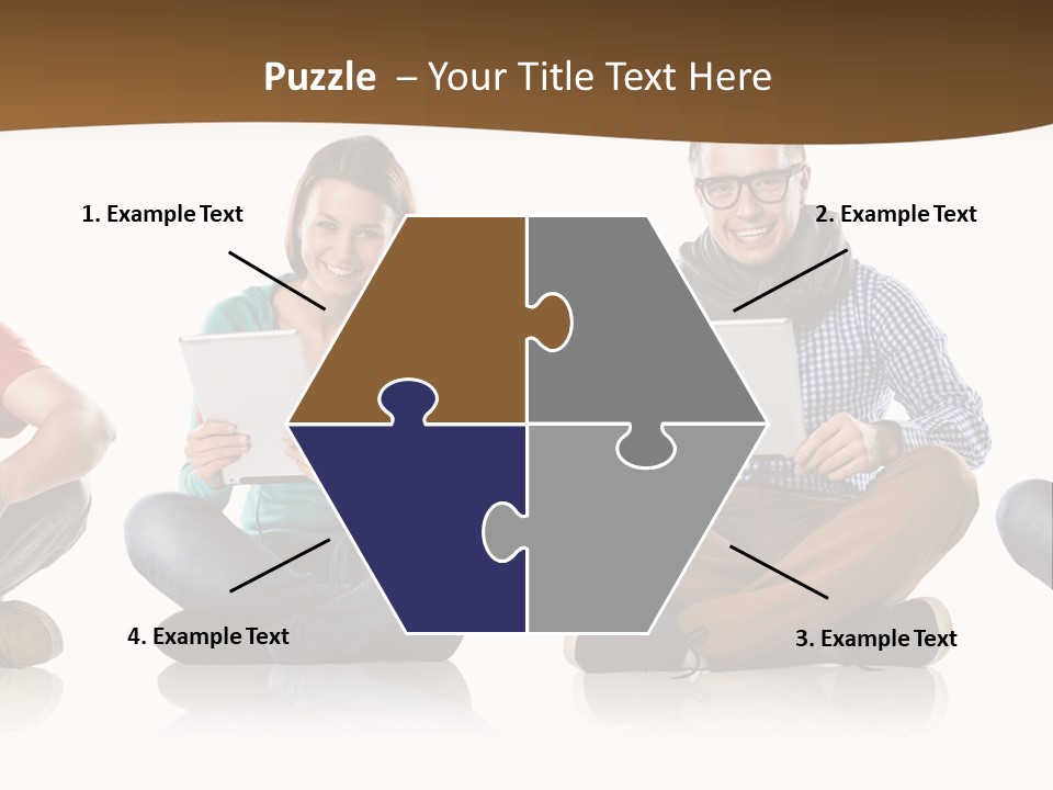 Person Mobile Casual PowerPoint Template