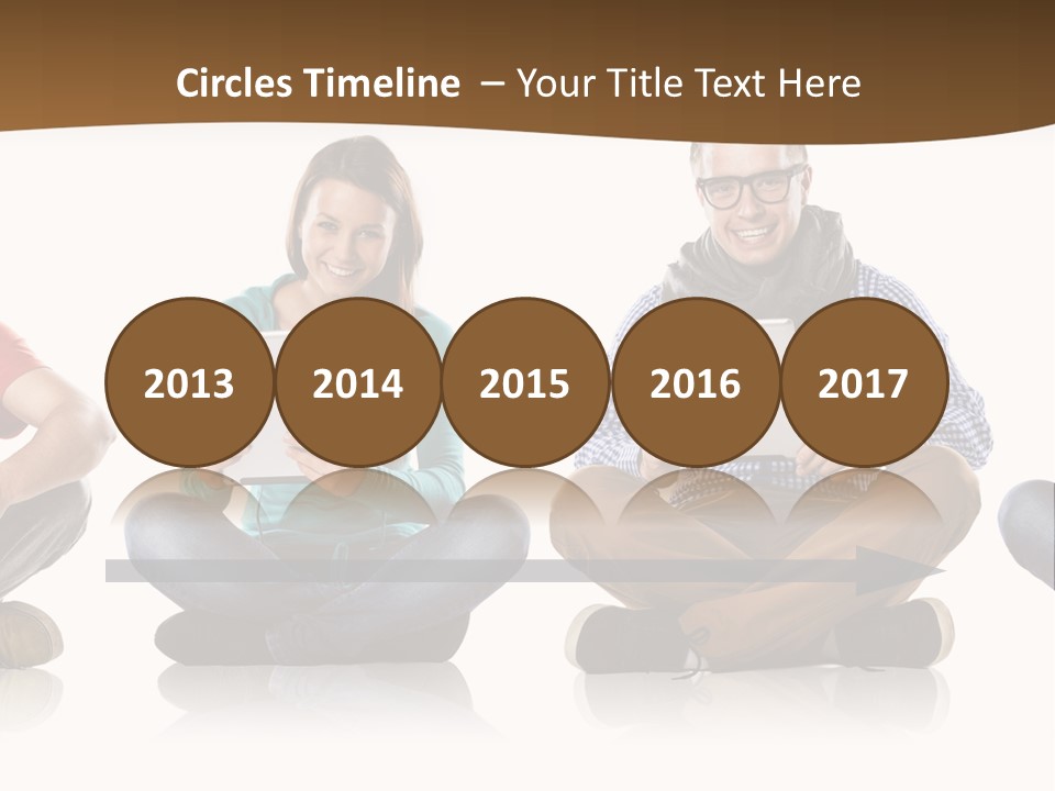 Person Mobile Casual PowerPoint Template