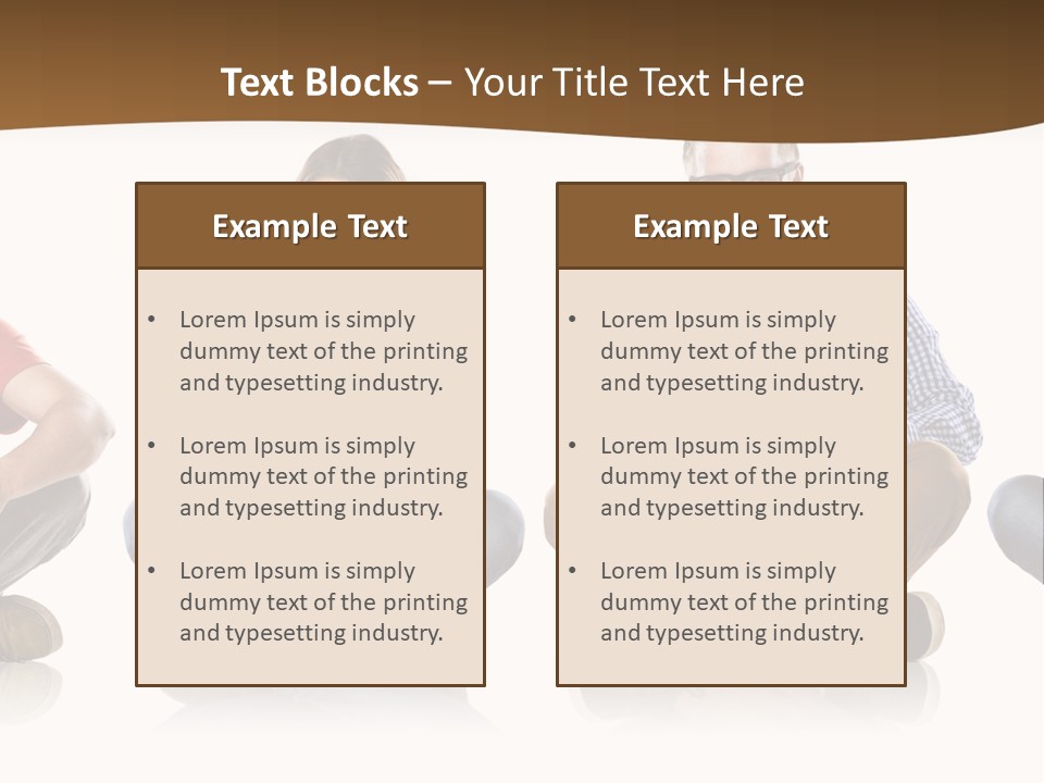 Person Mobile Casual PowerPoint Template