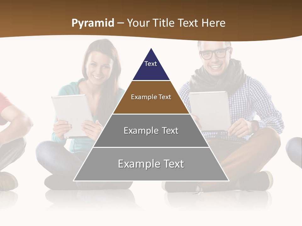 Person Mobile Casual PowerPoint Template