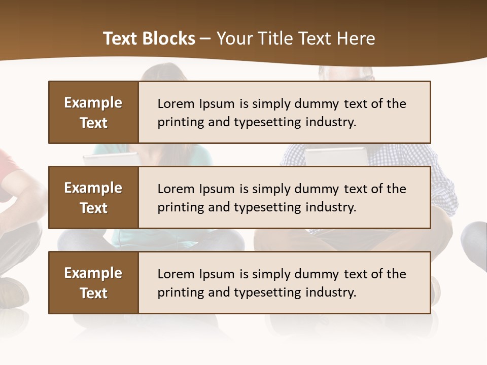 Person Mobile Casual PowerPoint Template