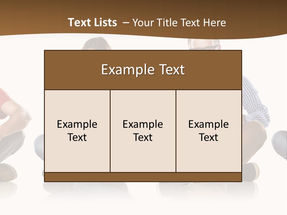Person Mobile Casual PowerPoint Template