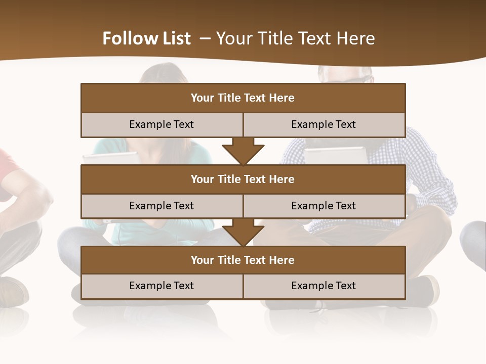 Person Mobile Casual PowerPoint Template