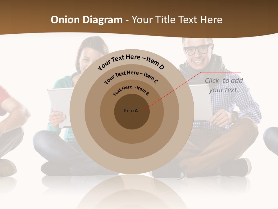 Person Mobile Casual PowerPoint Template