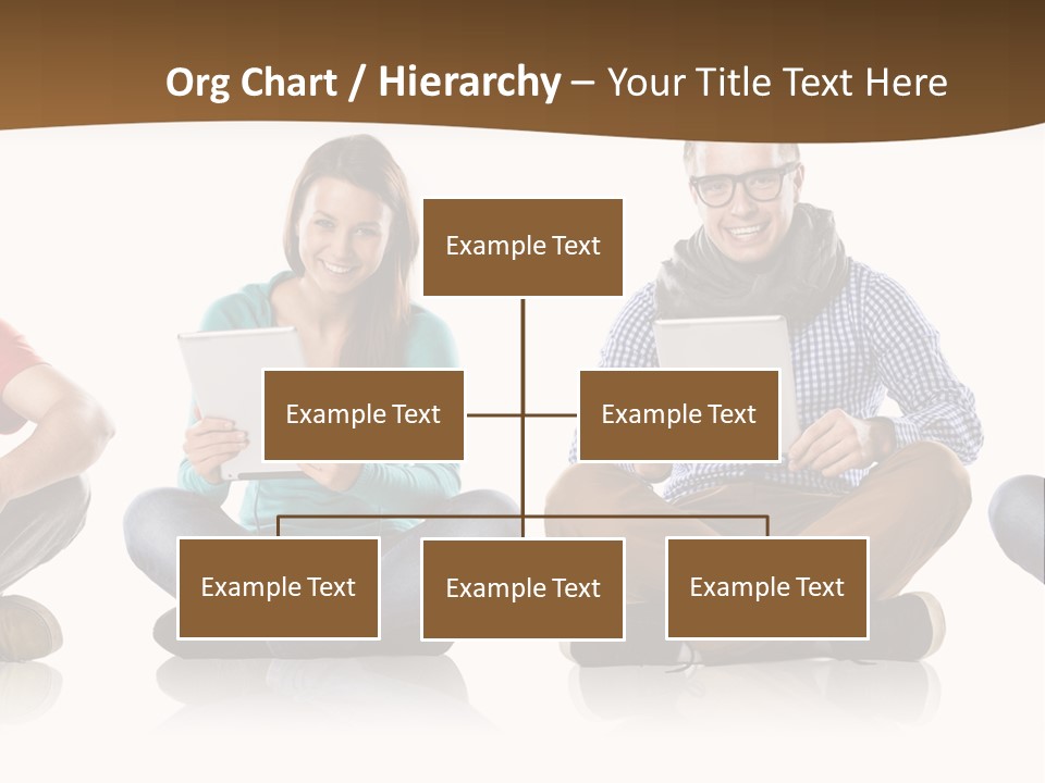 Person Mobile Casual PowerPoint Template