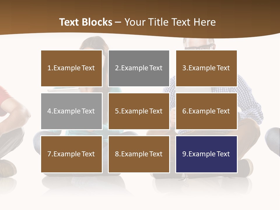 Person Mobile Casual PowerPoint Template