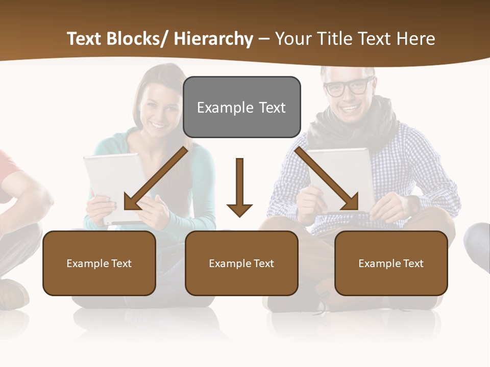 Person Mobile Casual PowerPoint Template