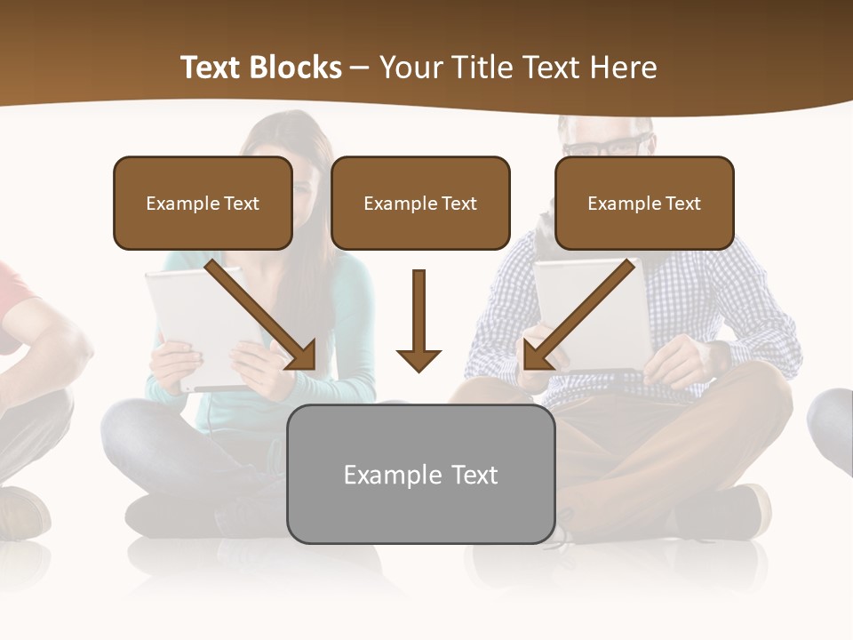 Person Mobile Casual PowerPoint Template