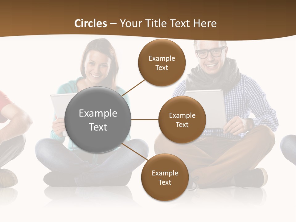 Person Mobile Casual PowerPoint Template