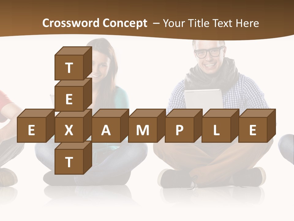 Person Mobile Casual PowerPoint Template