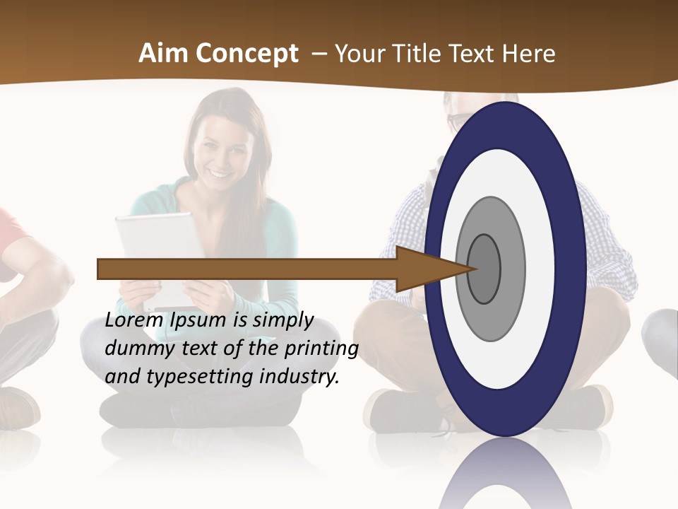 Person Mobile Casual PowerPoint Template