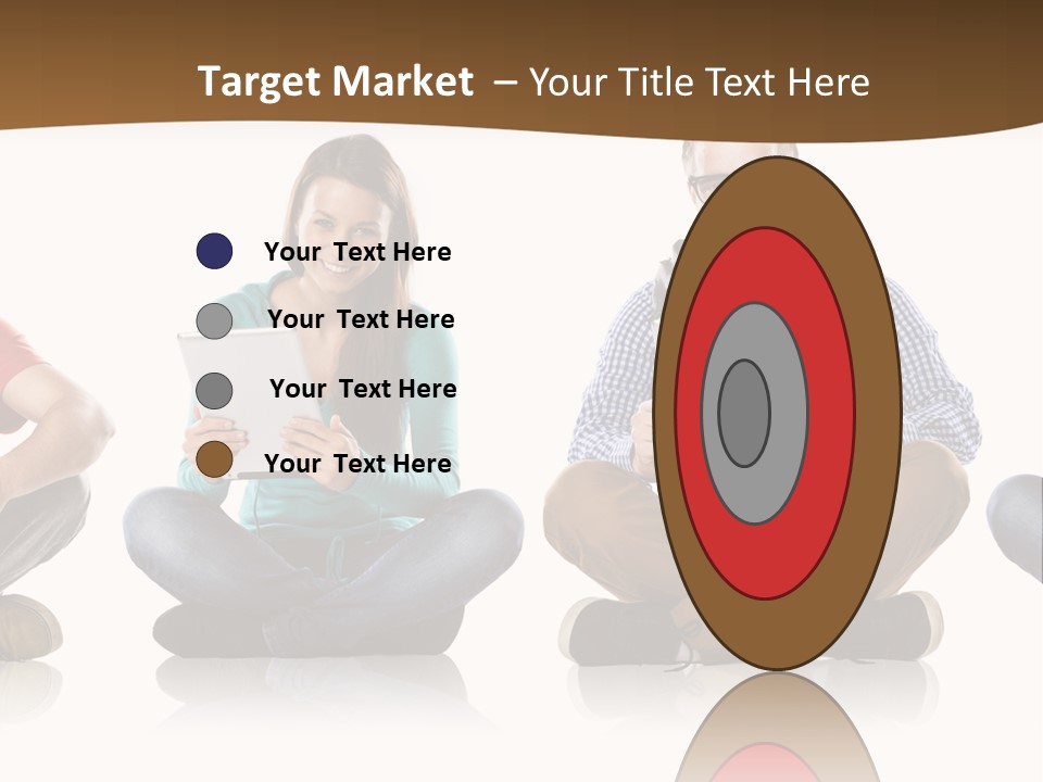 Person Mobile Casual PowerPoint Template