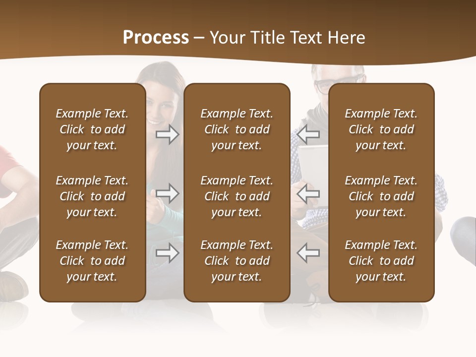 Person Mobile Casual PowerPoint Template