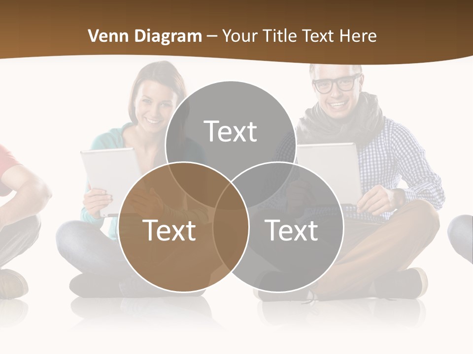Person Mobile Casual PowerPoint Template