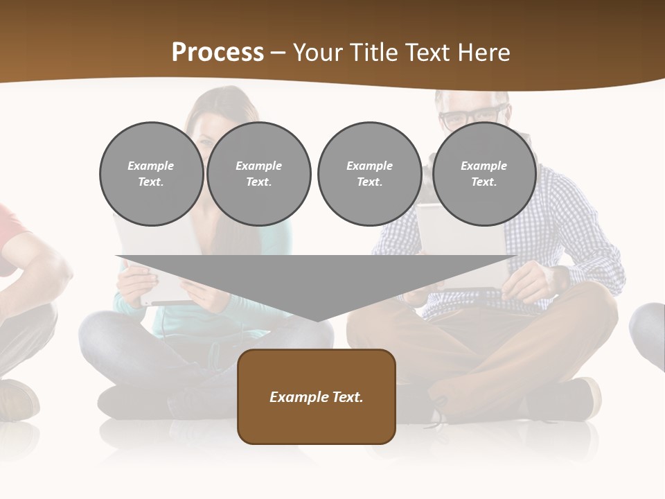 Person Mobile Casual PowerPoint Template