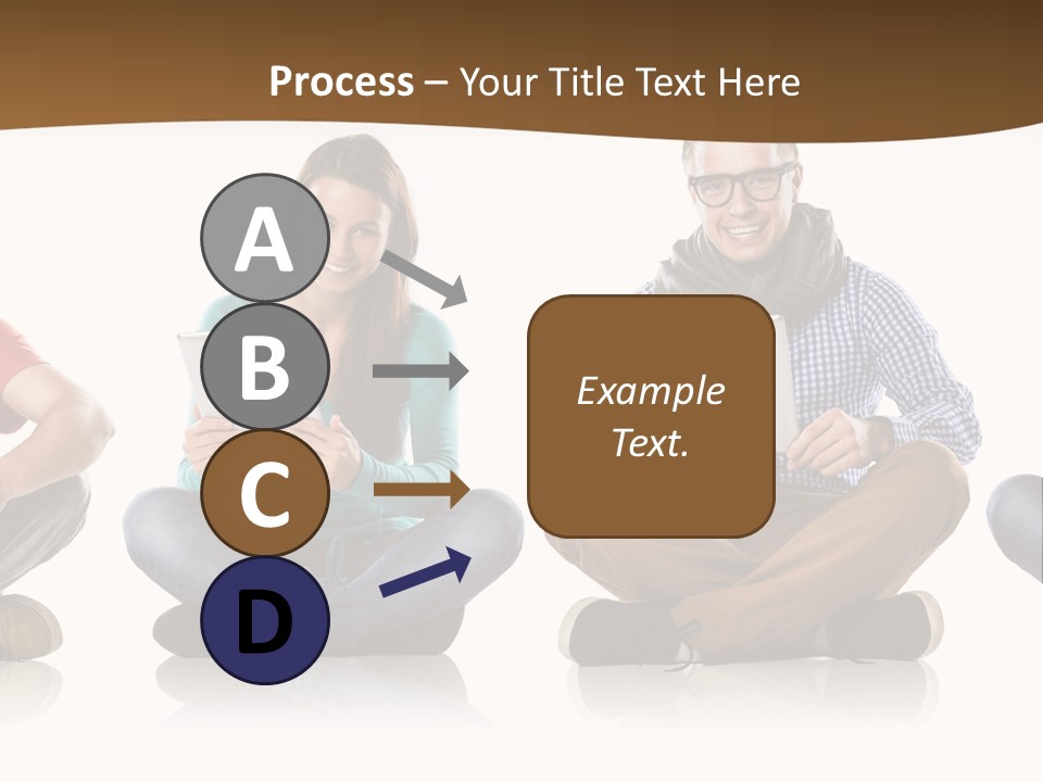 Person Mobile Casual PowerPoint Template