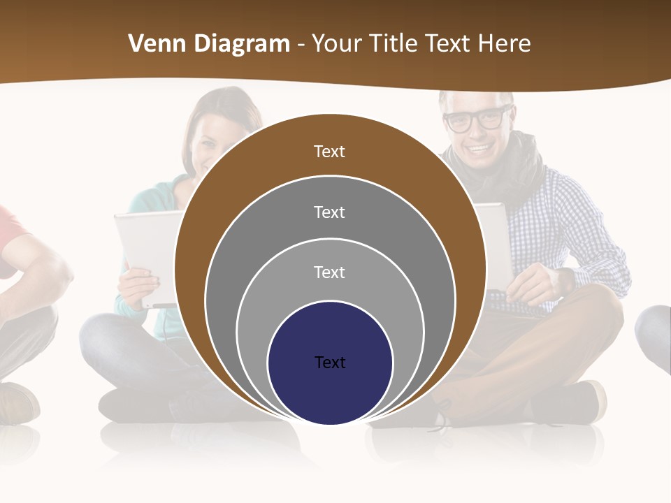 Person Mobile Casual PowerPoint Template